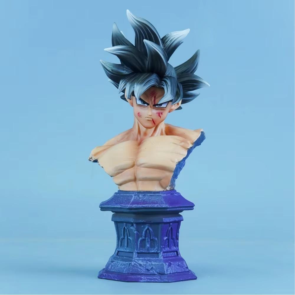 42cm/16.54in Japanese animation Dragon Ball Figure Ultra Instinct Goku Dynamic Figures Pvc Series Figure Statue Desktop Ornamen Collectibles Tokens
