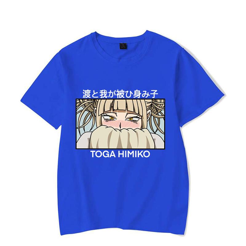 Funny Anime Himiko Toga Printed Shirt Women'S Casual Personality T-Shirt Unisex Summer Cute Anime Himiko Toga T-Shirt Tops