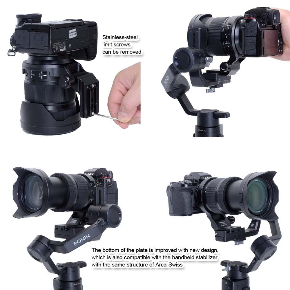 iShoot Lens Ring Tripod Compatible with Panasonic Lumix S F4 Macro Camera Lens Support Lens Bracket Tripod Tripod Mount Fit Quick Release Compatible