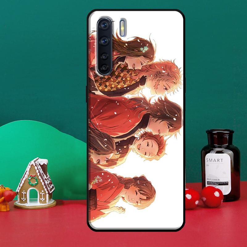 Kimetsu No Yaiba Anime Für OPPO Reno 5 Lite 2Z 2F A5 A9 A53 A31 2020 A52 A72 A91 A83 a15 A94 A74 A54 Telefon Fall