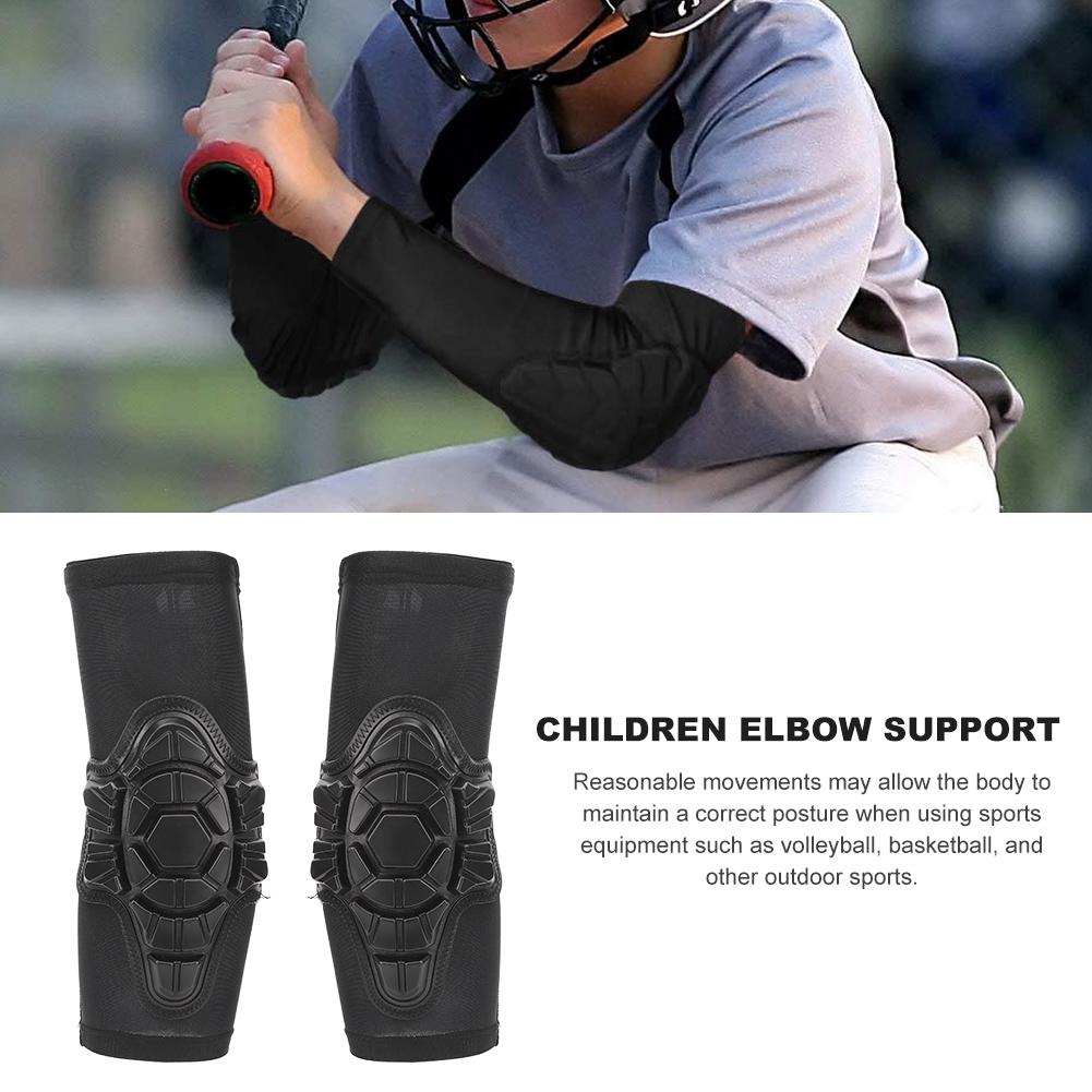 2Pcs Children Anticollision Elbow Guard Anti Fall Kid Elbow Support Soft Protective Gear for Skating Cycling Balancing