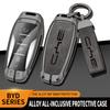 Zinc Alloy Leather Car Key Case Byd Song Plus Atto 3 Han Ev Dolphin Tang Dm Qin Yuan Dolphin Key Holder Car Key Case Key Chain