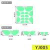 Halloween Stickers Luminous Eyes Ghost Party Decoration Stickers Fluorescent Horror Wall Stickers Holiday Party Room Decoration