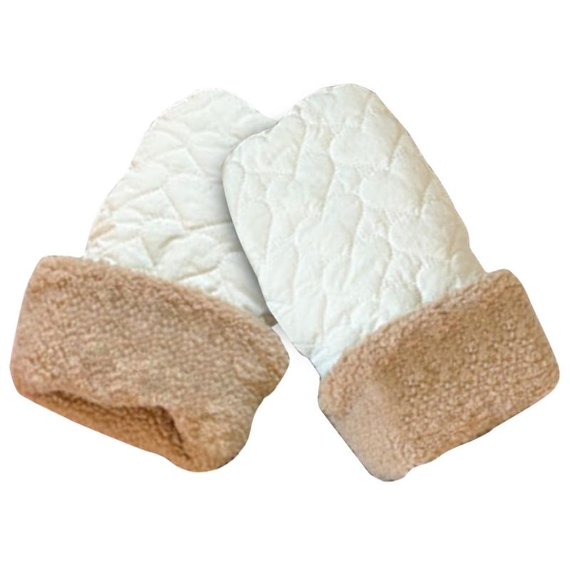 1 Pair Cosy Infant Strollers Mittens Keep Hands Warm In Winter Comfortable Fleece Lining Hand Muffs for Outdoor Activity
