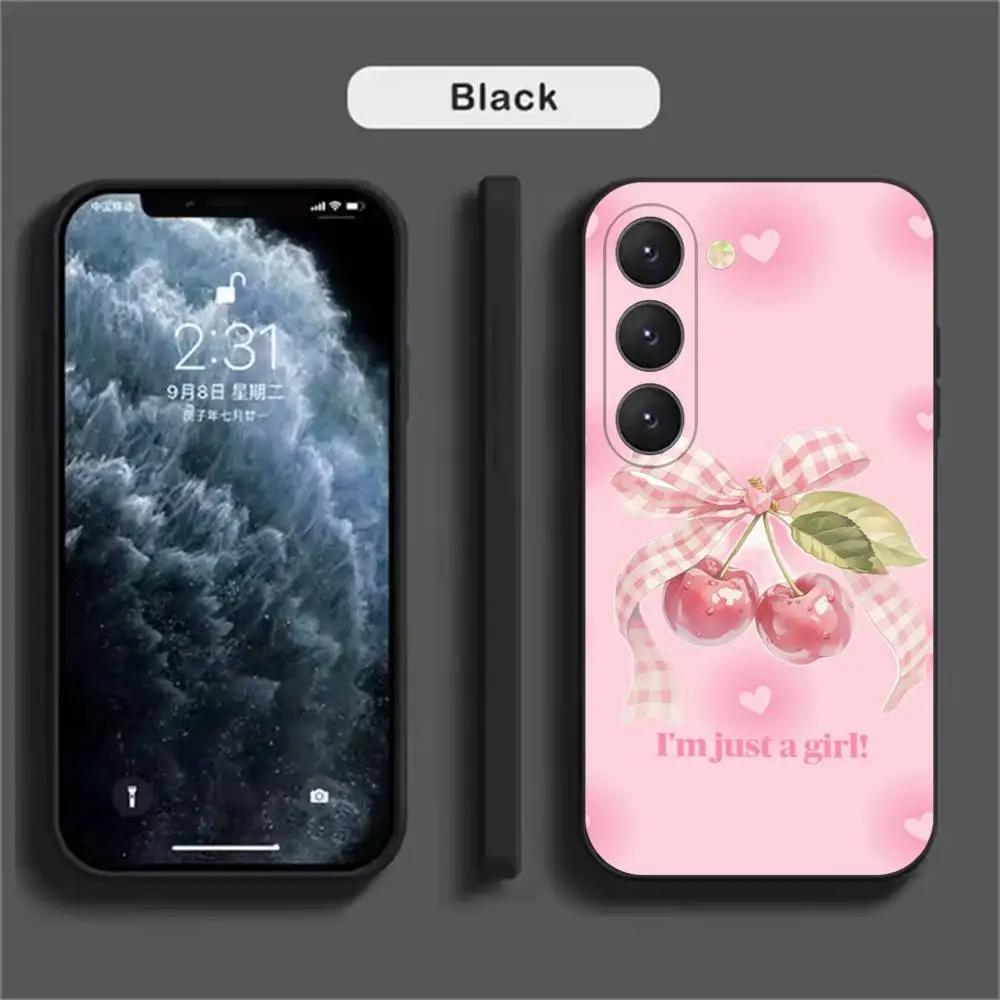 Süße Frucht Rosa Kirschen Handyhülle Für Samsung Galaxy A52 A42 A32 A22 A12 A02S A72 A73 A51 A41 A31 A21S A71 A40 A30S A20S