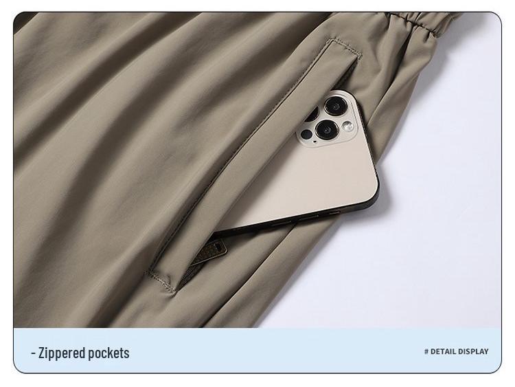 Men's High-Quality Ice Silk Quick-Dry Summer Sports Trousers