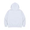 [Fleece Lined] Logo Lettering Hoodie Melange White