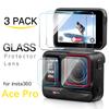 1-3Pack 9H Tempered Glass Lens Film for Insta360 Ace Pro Screen Protector for Insta 360 Ace Camera Anti-Scratch Protective Films