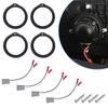 2Pairs 6.5inch Car Speaker Adapter Board And Wiring Harness For Honda For Civic For Odyssey For Crosstour For Accord