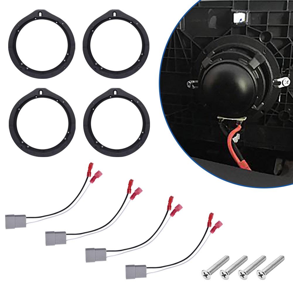 2Pairs 6.5inch Car Speaker Adapter Board And Wiring Harness For Honda For Civic For Odyssey For Crosstour For Accord