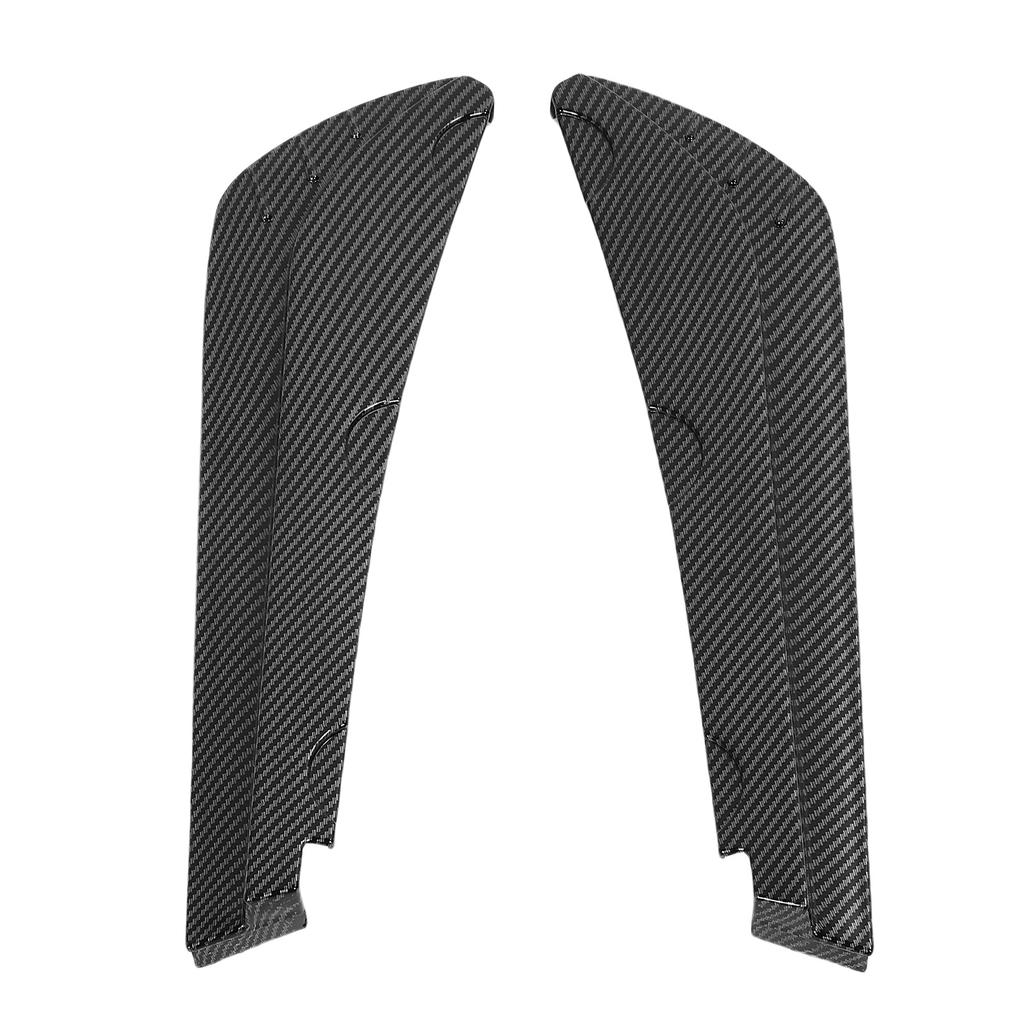 2PCS Rear Bumper Lip Splitter Canard Protector Left Right Side 40cm Anti Collision Rear Bumper Diffuser Spoiler