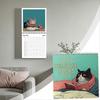 Cats Chillin' with Books 2026 Wall Calendar - Funny Cute Cat Wall Calendar Home Decor, Bookish Gift for Book Lovers