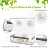 Acrylic Pet Birds Food Feeder Seed Tray for Lovebirds Finches Canary Hamsters Poultry Feeder Seed Feeding Containers