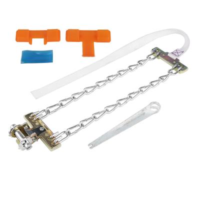 Cadena de acero antideslizante para neumáticos de 205 a 225 mm, para nieve, barro, seguridad para automóviles, camiones y SUV