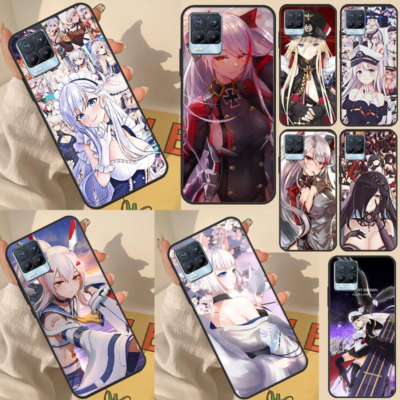Azur Lane Prinz Eugen Case For OnePlus 10 Pro 9 Pro Nord2 8T 9R Cover For Realme GT Neo 2 3 8 9 Pro Plus 8i 9i
