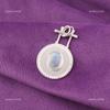 Oval Rainbow Moonstone Gemstone 925 Silver Engagement Gift Boho Pendant Jewelry PP-57-25