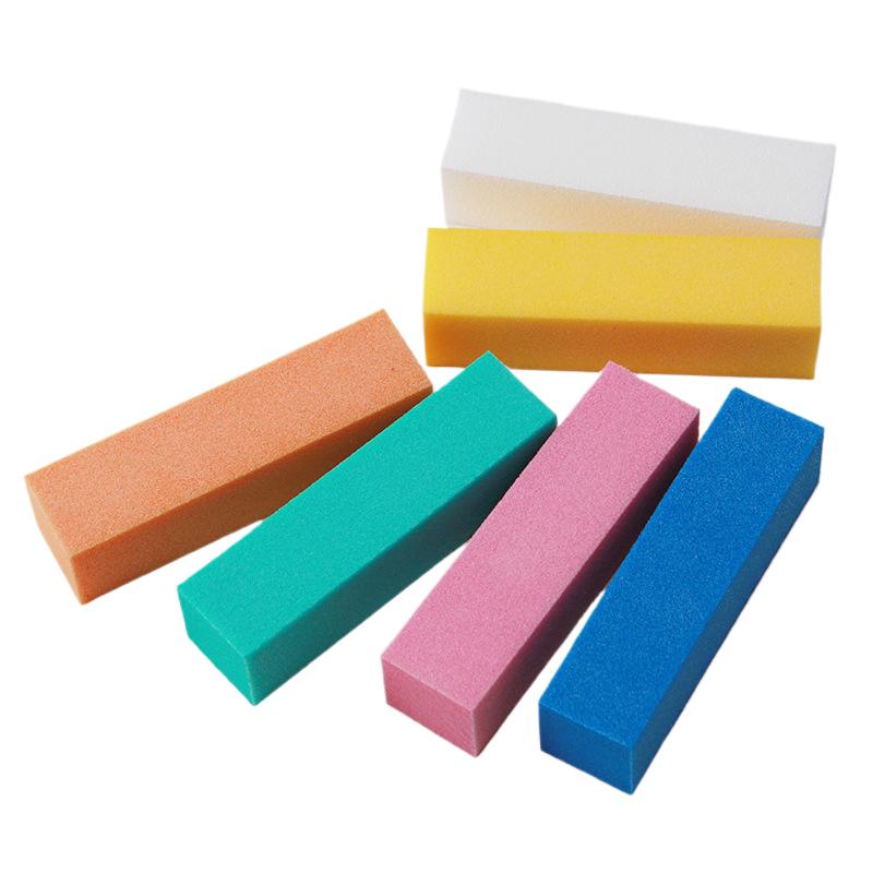 10 Stück Nagelfeilen Bufferblock Set Maniküre Pediküre Pflege Nagelkunst Polierschleifwerkzeuge Weißer Schwamm Puffer Nagelfeilen Werkzeuge