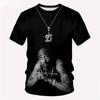 Men's 2Pac Graphic Hip Hop Short Sleeve T-Shirt Harajuku Summer Tops