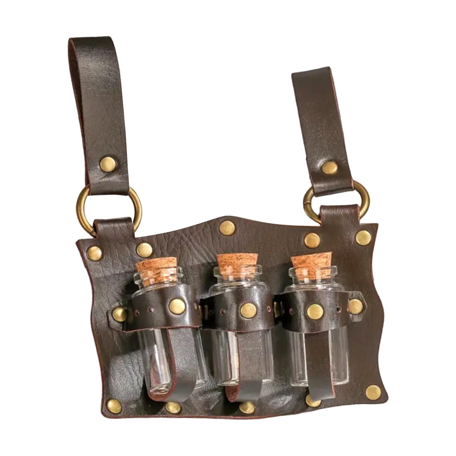 

Тисненая поясная сумка Кольцо рыцаря Пояс КОСПЛЕЙ Сценический реквизит One Size