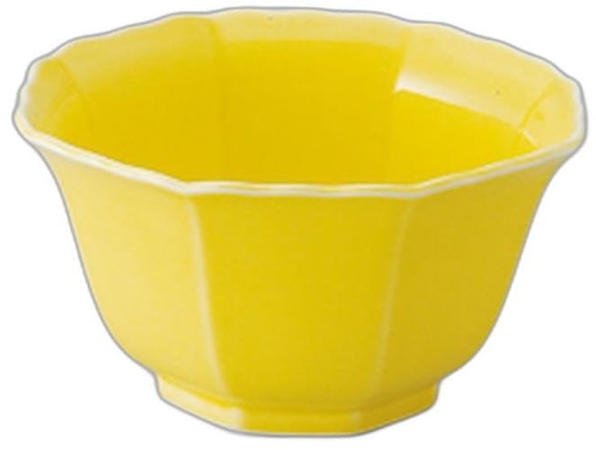 

Yellow Spring Octagonal Small Bowl x x Small Reinforced Setomonohonpo (Large) [10.2 10.2 5.6cm] Bowl, Porcelain, жёлтый