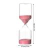 Zylinderform 30 Minuten Sanduhr Sandtimer Glas Heimschmuck GeburtstagsgeschenkPink