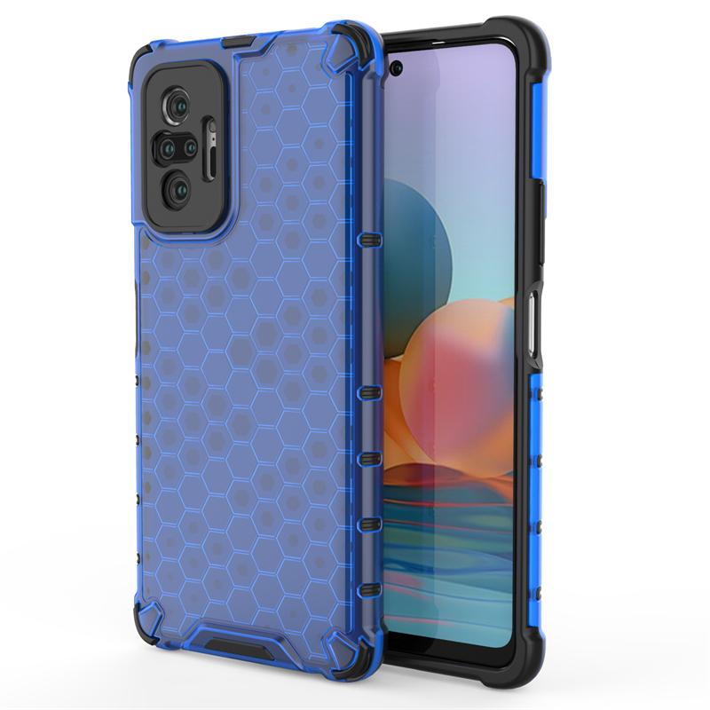 Shockproof Transparent Case For Redmi Note 10 Pro Honeycomb Armor Case For Redmi Note 10 Pro Case Cover For Redmi Note 10 Pro