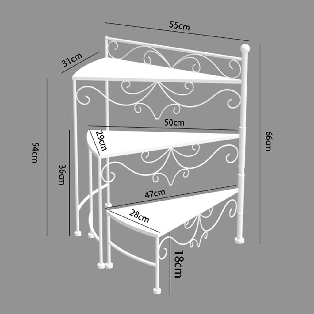 Mehrschichtiger Blumenständer Moderner Lagerregal, Blumenregal Pflanzenregale für Wohnzimmer Innen Außen Ecke