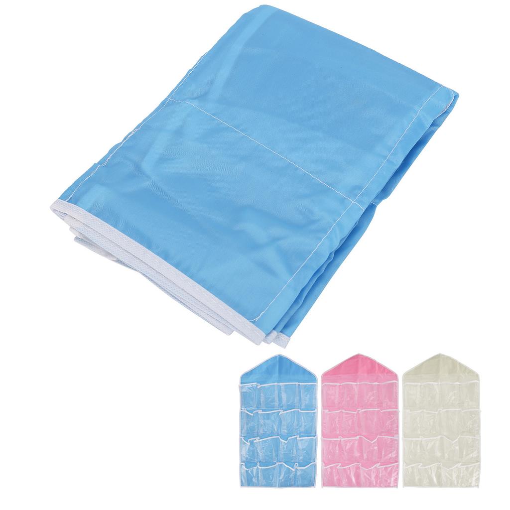 Door Storage Bag Save Space Underwear Hanging Organizer Good Load Bearing Transparent for Living Room for Kitchen for Bedroom