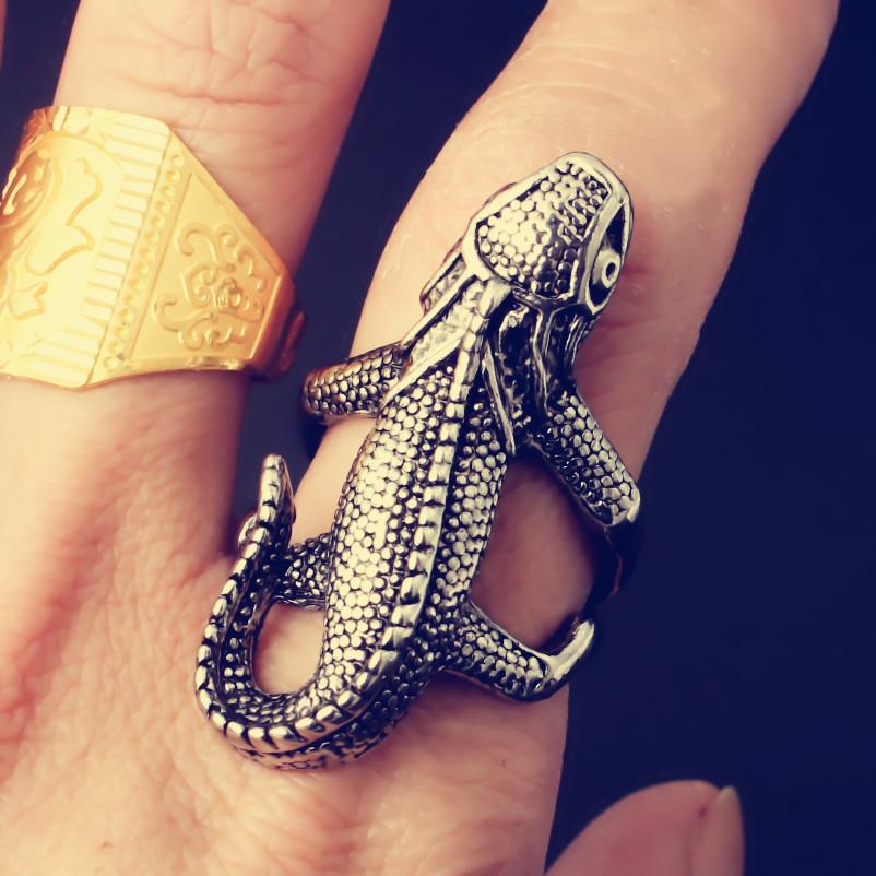 Gecko Retro Catwalk Herren Dominanter Ring