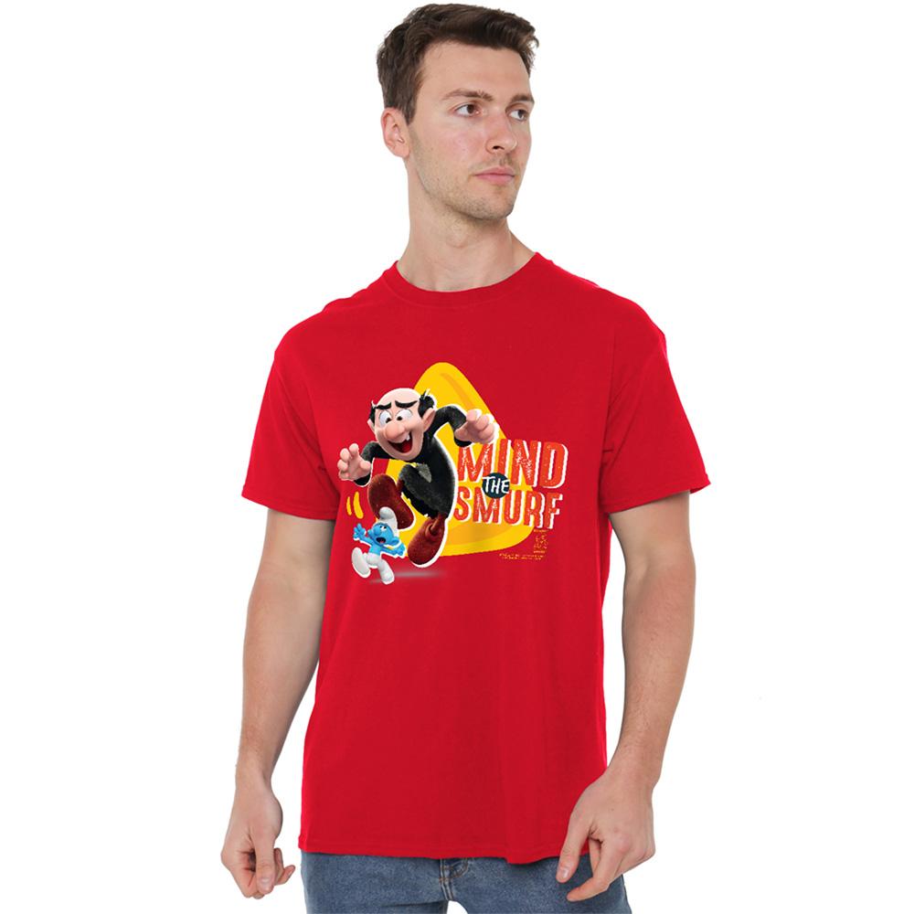 The Smurfs Unisex Adult Mind The Smurf Gargamel T-Shirt