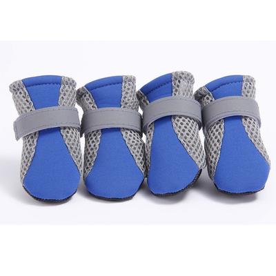 Washable with Reflective Stripe Mesh for Small Large Dogs Hot Pavement Dog Shoes Dog Boots Pet Rain Boots Pet Supplies