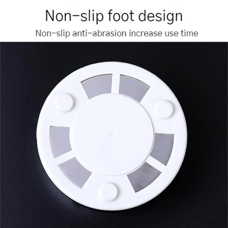 Stainless Steel Ashtray Round Windproof Ashtrays with Rotating Lid for Home Garden Outdoor Indoor Smoking Accessory