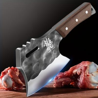 Verdicktes Hackmesser, Spezialmesser zum Knochenhacken, Metzgermesser, Geeignet für Restaurantküche