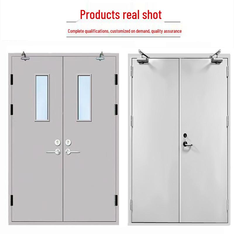 Class A Double Leaf Steel Fire Doors for Electrical Rooms and Pipe Shafts: Installation and Measurements