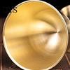 Smooth Goblet Wine Glass Durable Good Gloss Copper Portable Red Edge Cup for Daily Use Brass