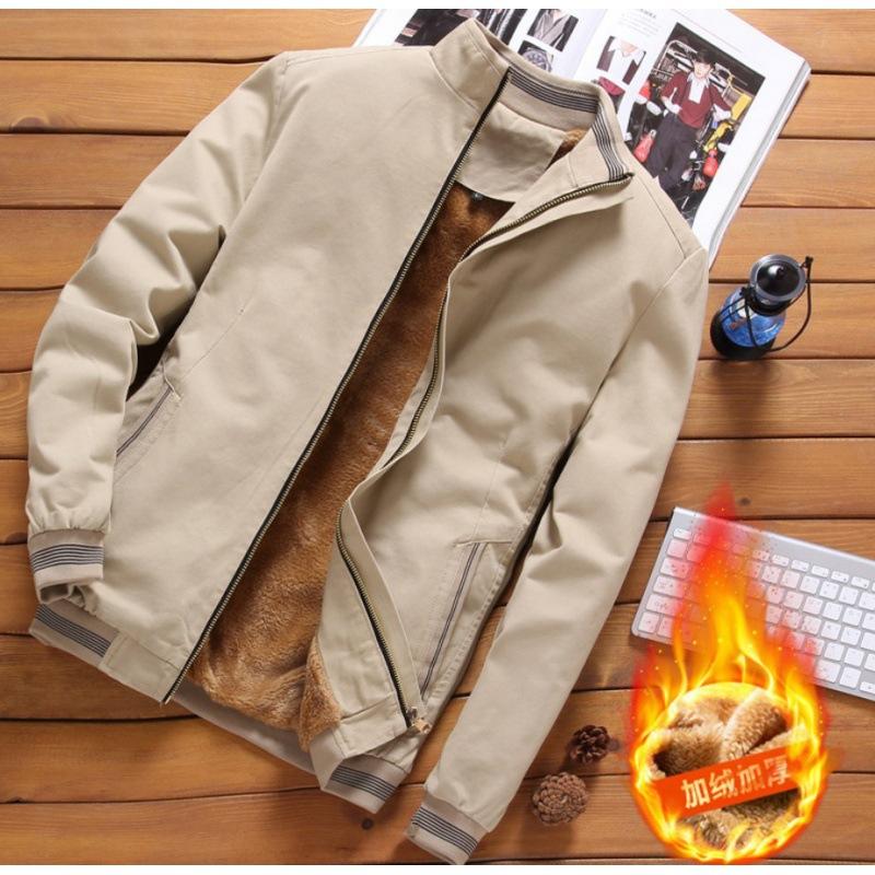 Autumn and Winter Youth Casual Men's Wash Jacket New Slim-fit Coat Men
