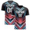 Customized Team Name Number Name Football T-shirt Personalized DIY O Neck Black Sports T Shirts Loose Quick Dry Team Uniform