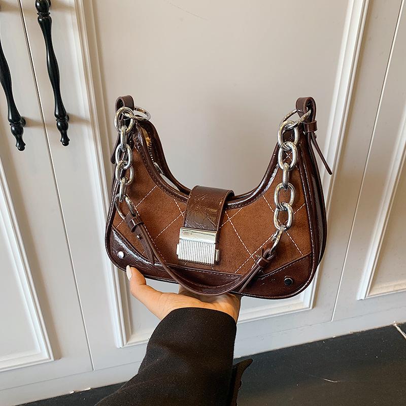 Popular versatile dumpling bag women's new fashion retro shoulder bag casual commuter messenger bag