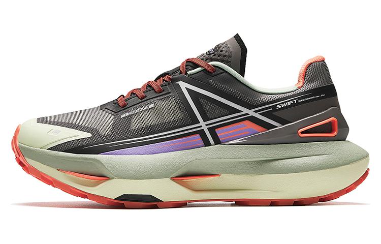 Men's Sneakers Anta Champion Series Cushioning, Wear Resistant Running Shoes Men's Gray Black