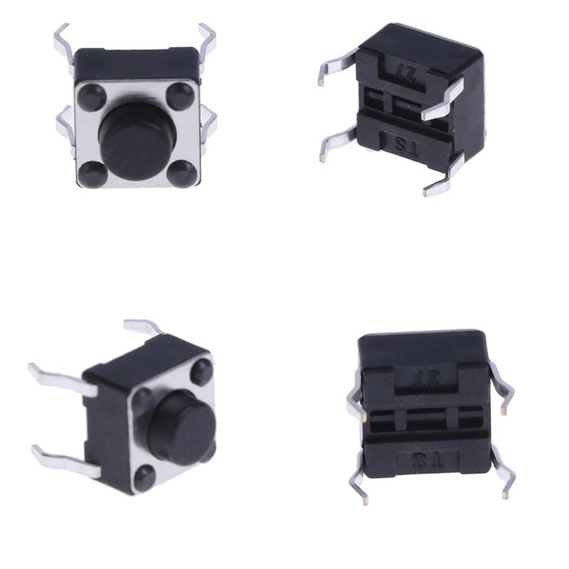 20Pcs Mini Micro Momentary Tactile Push Button Switch 6*6*5Mm 4 Pin On/Off