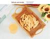 Rattan Weave Fruit & Bread Tray - Snack & Vegetable Storage Basket