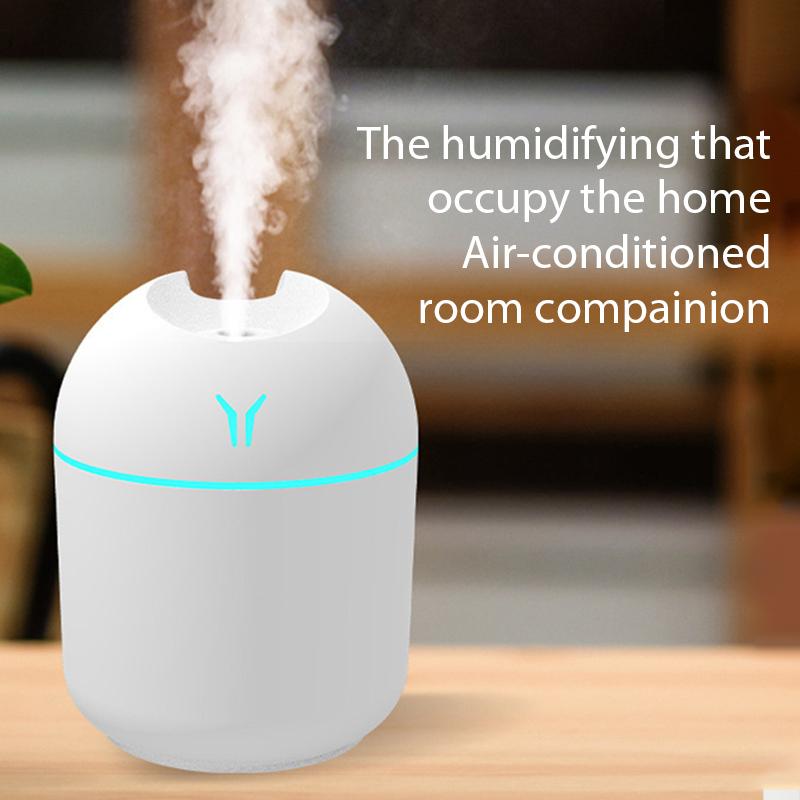 1PC 250ML Mini Aroma Oil Diffuser USB Essential Oil Atomizer Electric Air Humidifier With LED Night Lamp For Home Desk Bedroom Car