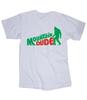 Bigfoot Sasquatch Outdoor Berg-Typ Weißes T-Shirt Lustig