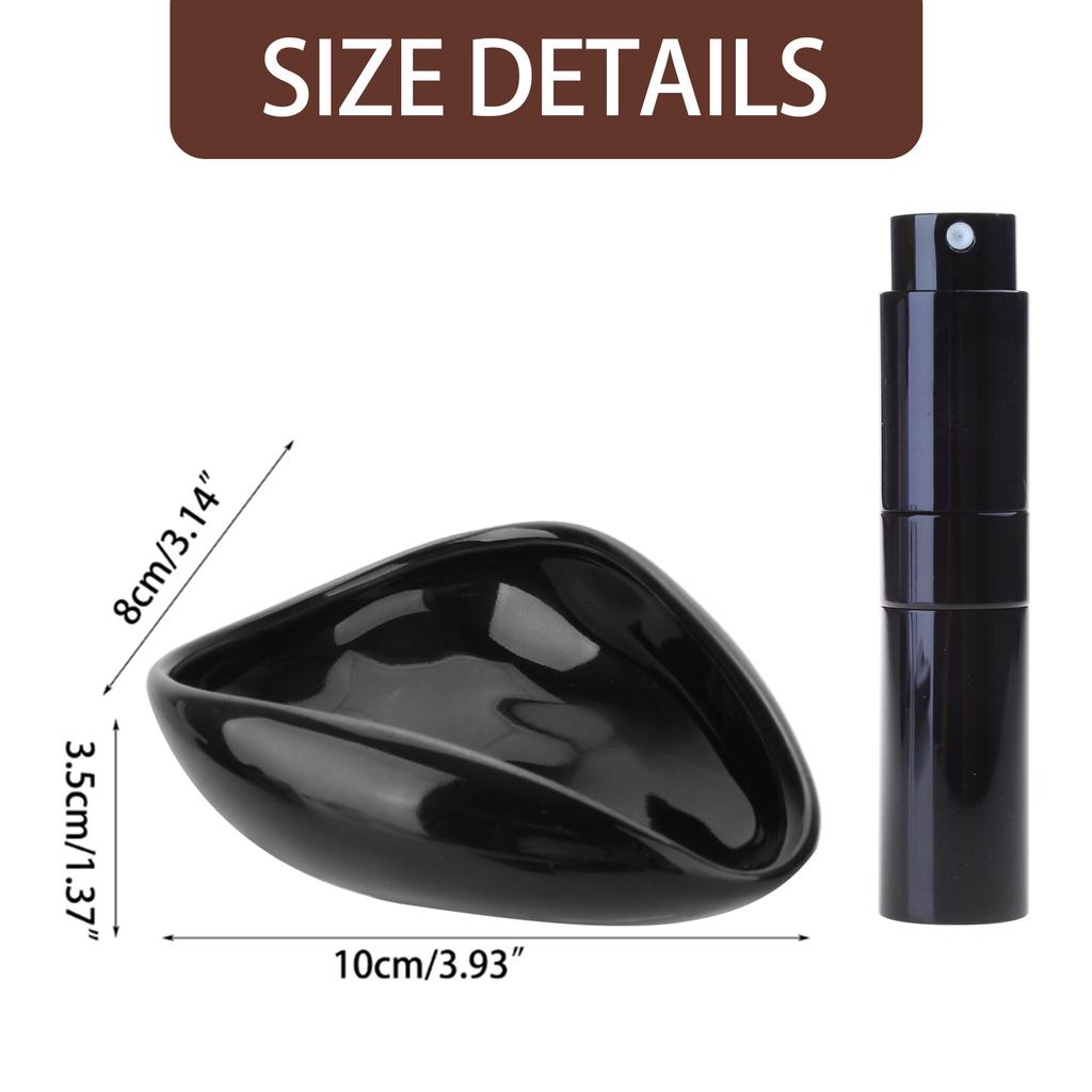 Pohodlná sada pro dávkování kávy Keramické podnosy na šálky Plastová rozprašovací láhev Potřeby pro přípravu kávy Ideální pro přesné vaření