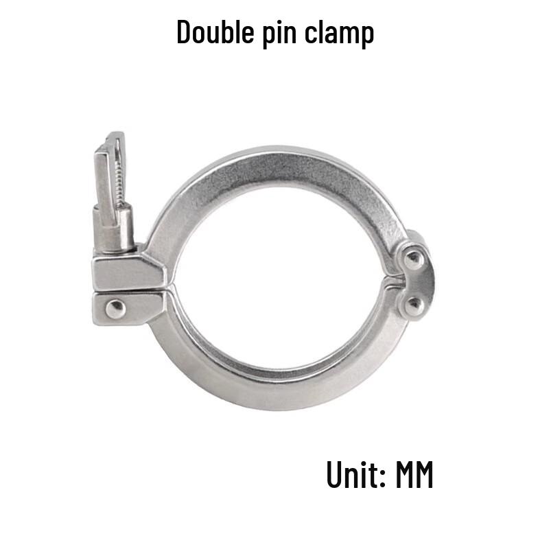 Lansaizebo Stainless Steel Double Pin Heavy Duty Tri-Clamp