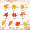 KALEFO 30Pcs Fall Decorations Autumn Hanging Swirls Thanksgiving Decoration Maple Leaf Themed Party Supplies Hanging Foil Swirl Decor for Home