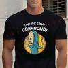 Beavis And Butthead I Am The Great Cornhole! Men's Cotton Moto T-Shirt Fashionable Casual Summer Travel And Sports Tee