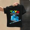 Hot Sale Tayo the Little Bus Cartoon Kids T-Shirts Girls Clothes Baby Boys T shirt Summer Short Sleeve Children Tops,ooo5837