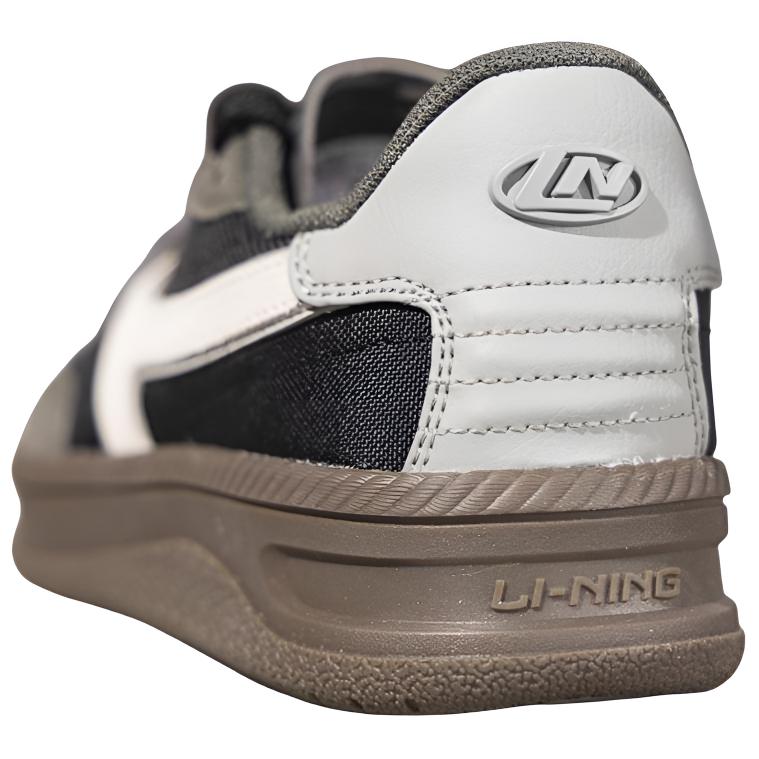 Li Ning Qing Teng Casual Versatile Non-Slip Wear-Resistant Low-Top Skate Shoes Women Sneaker Black AGCV028-2