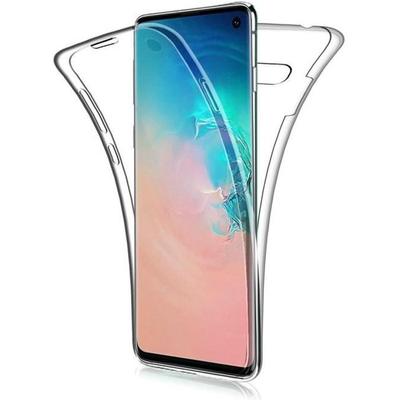 Silicone Back Case - VCOMP - Samsung Galaxy S10 6.1" - 360° Protection - Transparent - Flexible